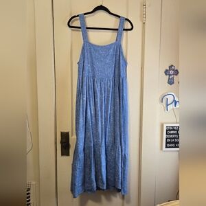 Time and Tru Light Blue Maxi Dress